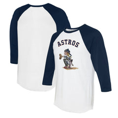 Houston Astros Tiny Turnip Women's Kate 3/4-Sleeve Raglan T-Shirt - MLB