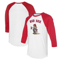 Boston Red Sox Tiny Turnip Women's Kate 3/4-Sleeve Raglan T-Shirt - MLB