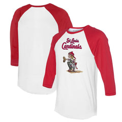 St. Louis Cardinals Tiny Turnip Women's Kate 3/4-Sleeve Raglan T-Shirt - MLB