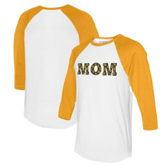San Diego Padres Tiny Turnip Women's Logo Mom 3/4-Sleeve Raglan T-Shirt - MLB