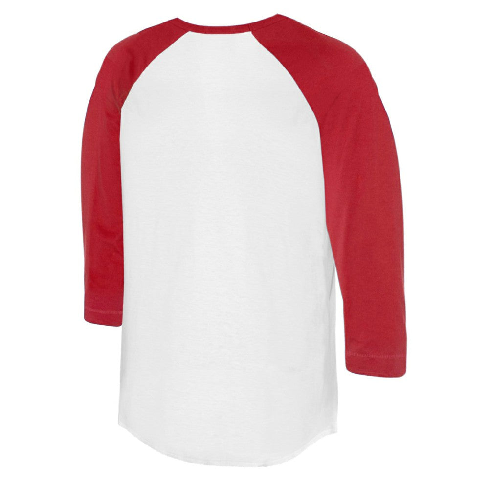 Cincinnati Reds Tiny Turnip Women's Logo Mom 3/4-Sleeve Raglan T-Shirt - MLB