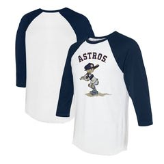 Houston Astros Tiny Turnip Women's Slugger 3/4-Sleeve Raglan T-Shirt - MLB