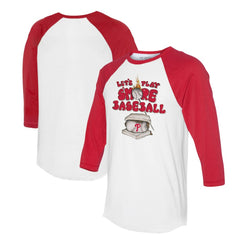 Philadelphia Phillies Tiny Turnip Women's Smores 3/4-Sleeve Raglan T-Shirt - MLB