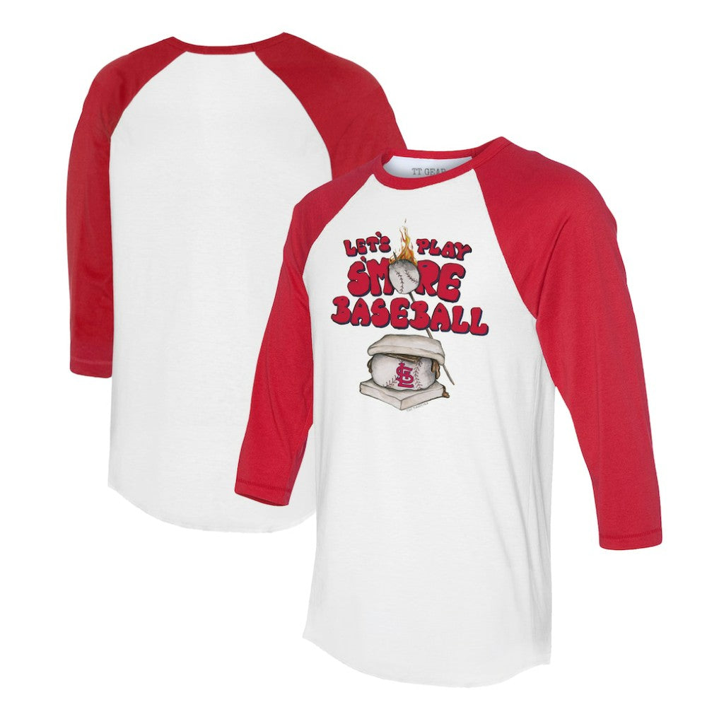 St. Louis Cardinals Tiny Turnip Women's Smores 3/4-Sleeve Raglan T-Shirt - MLB