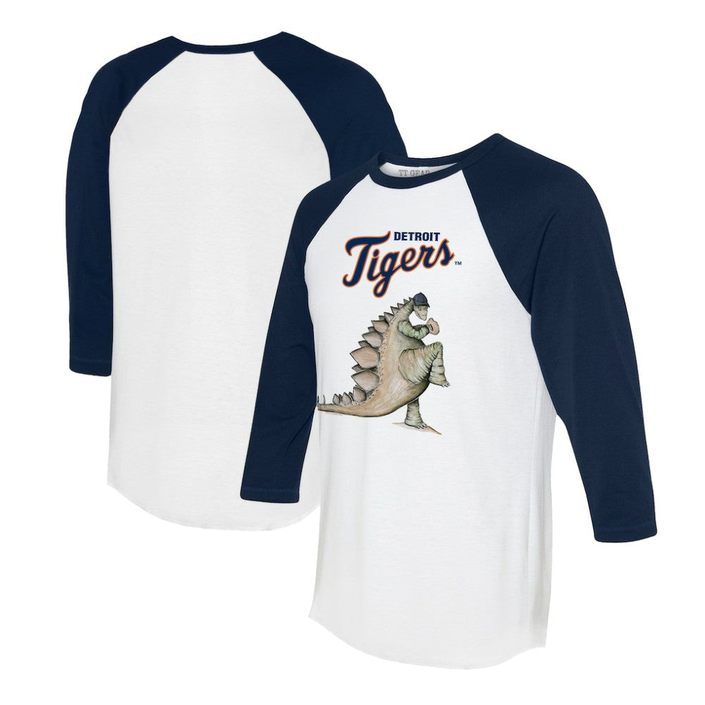 Detroit Tigers Tiny Turnip Unisex Stega 3/4-Sleeve Raglan T-Shirt - MLB