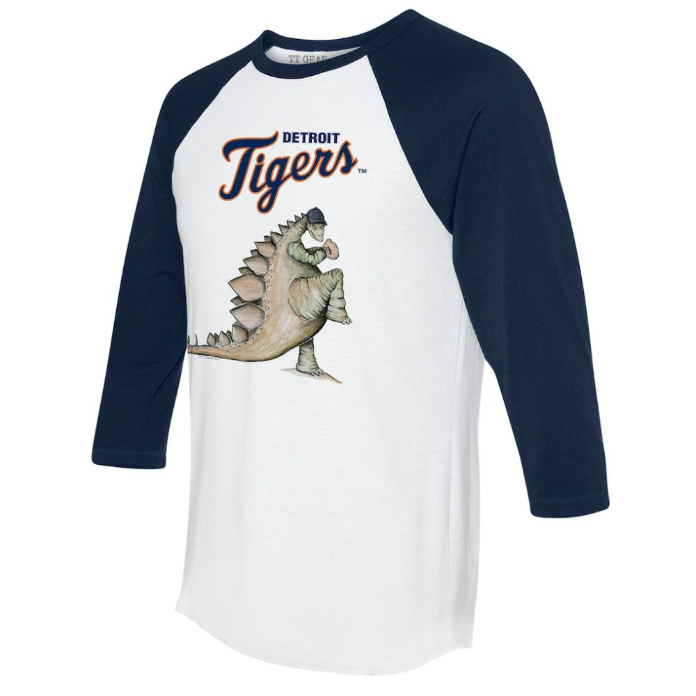 Detroit Tigers Tiny Turnip Unisex Stega 3/4-Sleeve Raglan T-Shirt - MLB
