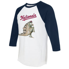 Washington Nationals Tiny Turnip Unisex Stega 3/4-Sleeve Raglan T-Shirt - MLB