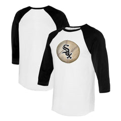 Chicago White Sox Tiny Turnip Unisex Stitched Baseball 3/4-Sleeve Raglan T-Shirt - MLB