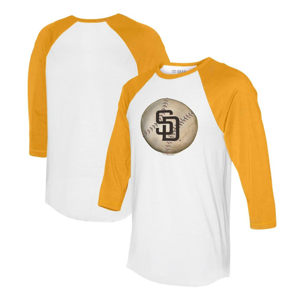 San Diego Padres Tiny Turnip Unisex Stitched Baseball 3/4-Sleeve Raglan T-Shirt - MLB