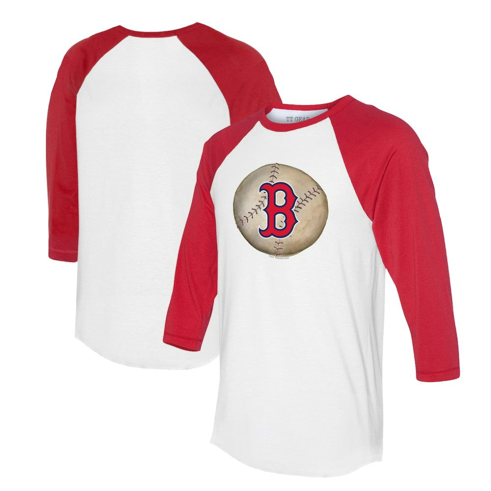 Boston Red Sox Tiny Turnip Unisex Stitched Baseball 3/4-Sleeve Raglan T-Shirt - MLB