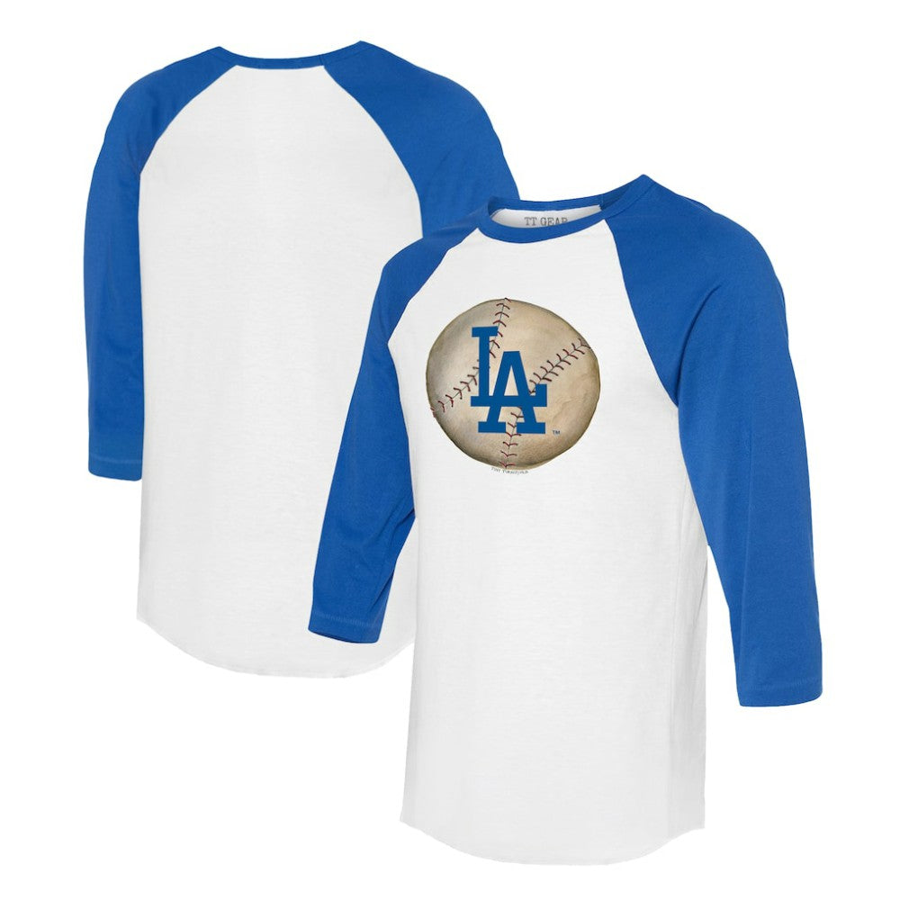 Los Angeles Dodgers Tiny Turnip Unisex Stitched Baseball 3/4-Sleeve Raglan T-Shirt - MLB