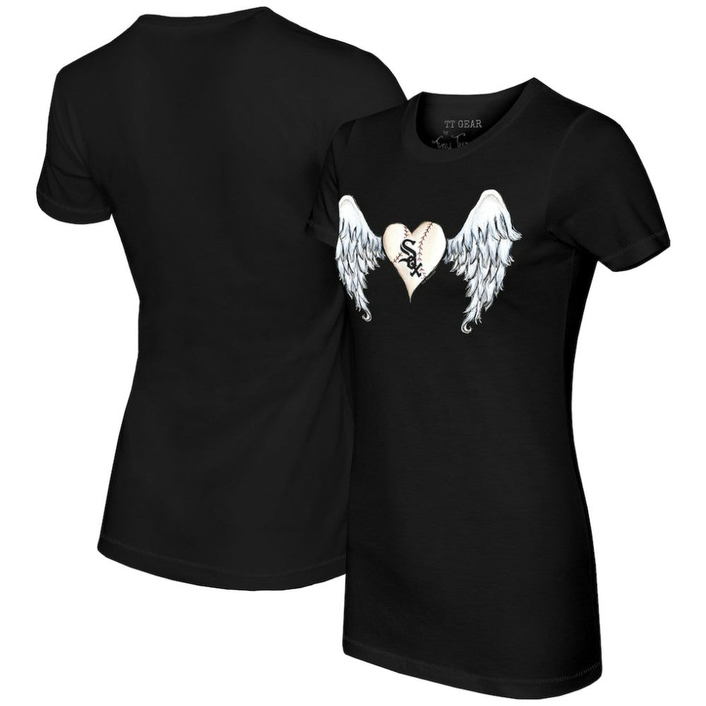 Chicago White Sox Tiny Turnip Women's Angel Wings T-Shirt - MLB