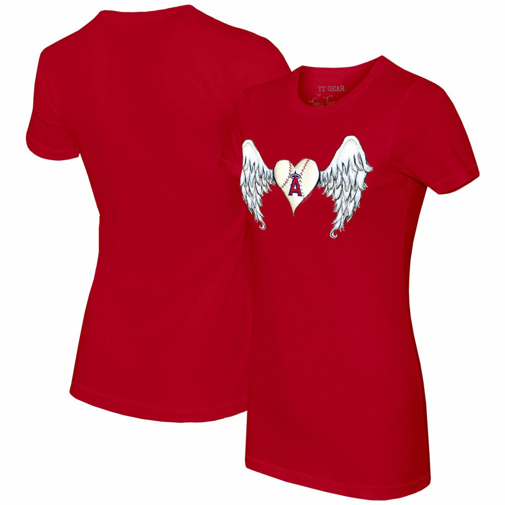 Los Angeles Angels Tiny Turnip Women's Angel Wings T-Shirt - MLB