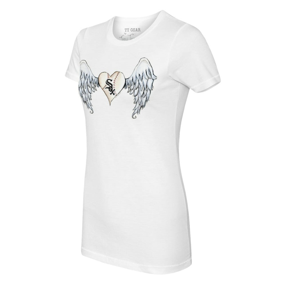 Chicago White Sox Tiny Turnip Women's Angel Wings T-Shirt - MLB
