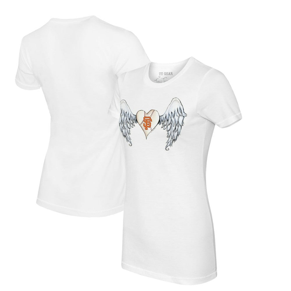 San Francisco Giants Tiny Turnip Women's Angel Wings T-Shirt - MLB