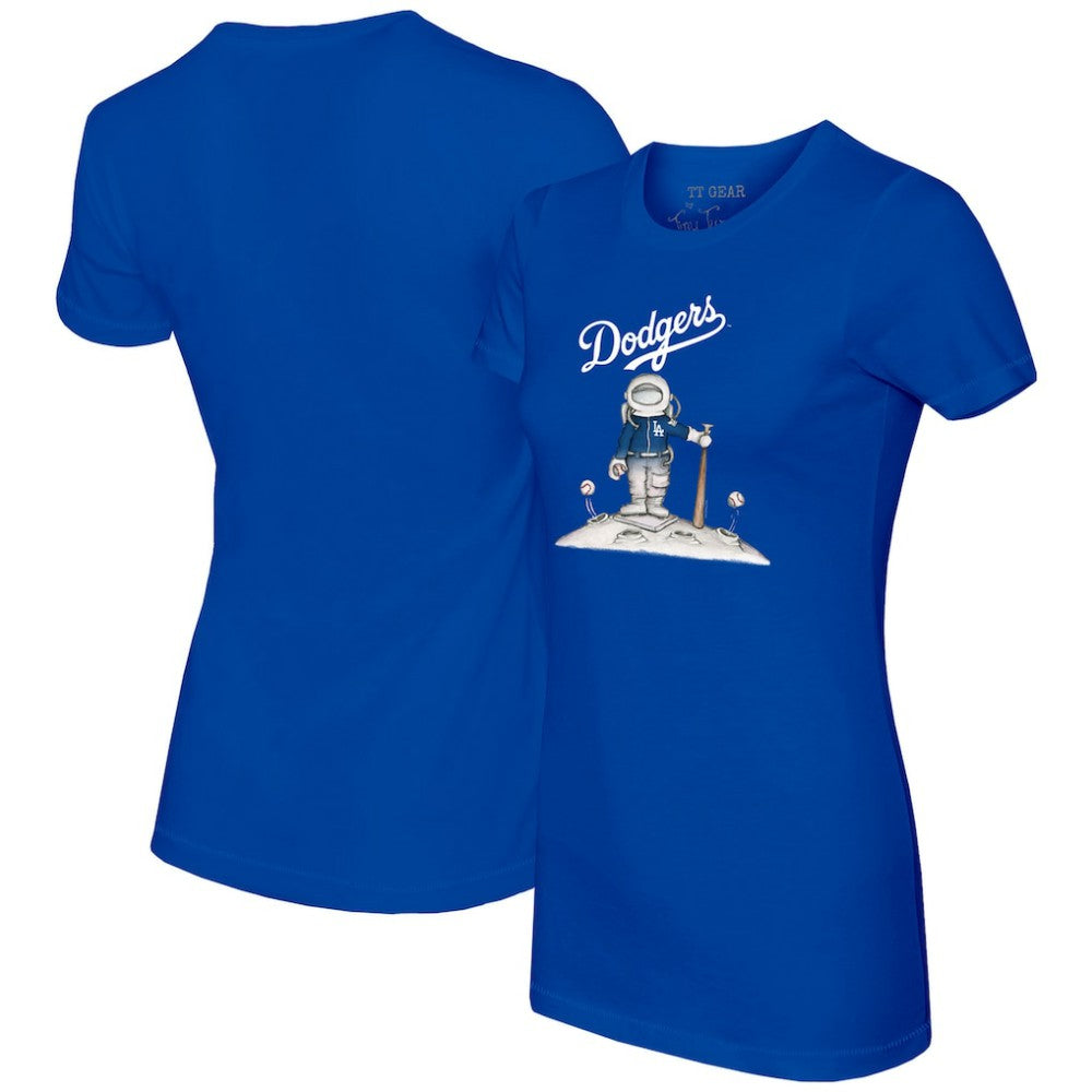 Los Angeles Dodgers Tiny Turnip Women's Astronaut T-Shirt - MLB