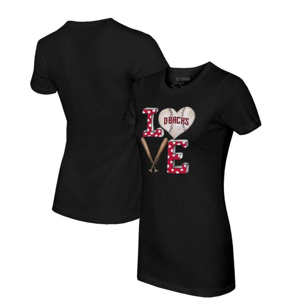 Arizona Diamondbacks Tiny Turnip Women's Baseball Love T-Shirt - MLB