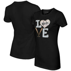 Chicago White Sox Tiny Turnip Women's Baseball Love T-Shirt - MLB
