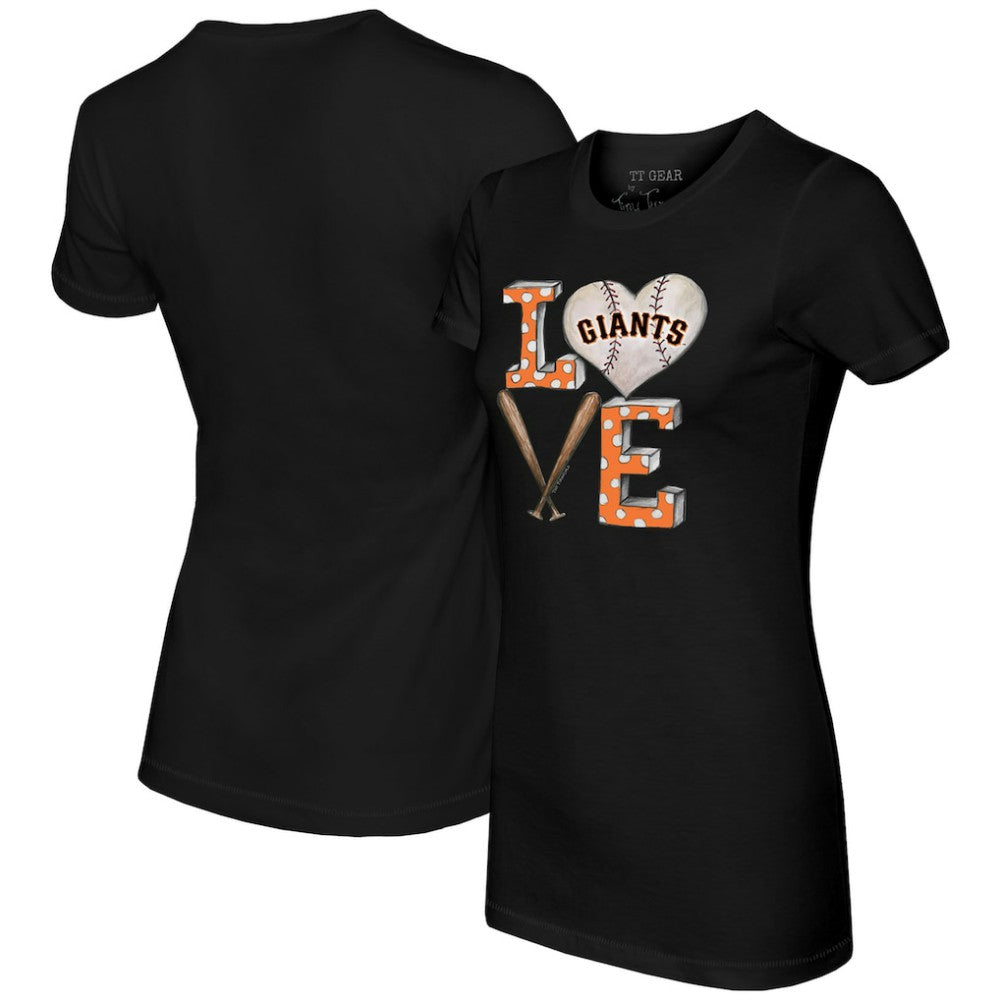 San Francisco Giants Tiny Turnip Women's Baseball Love T-Shirt - MLB