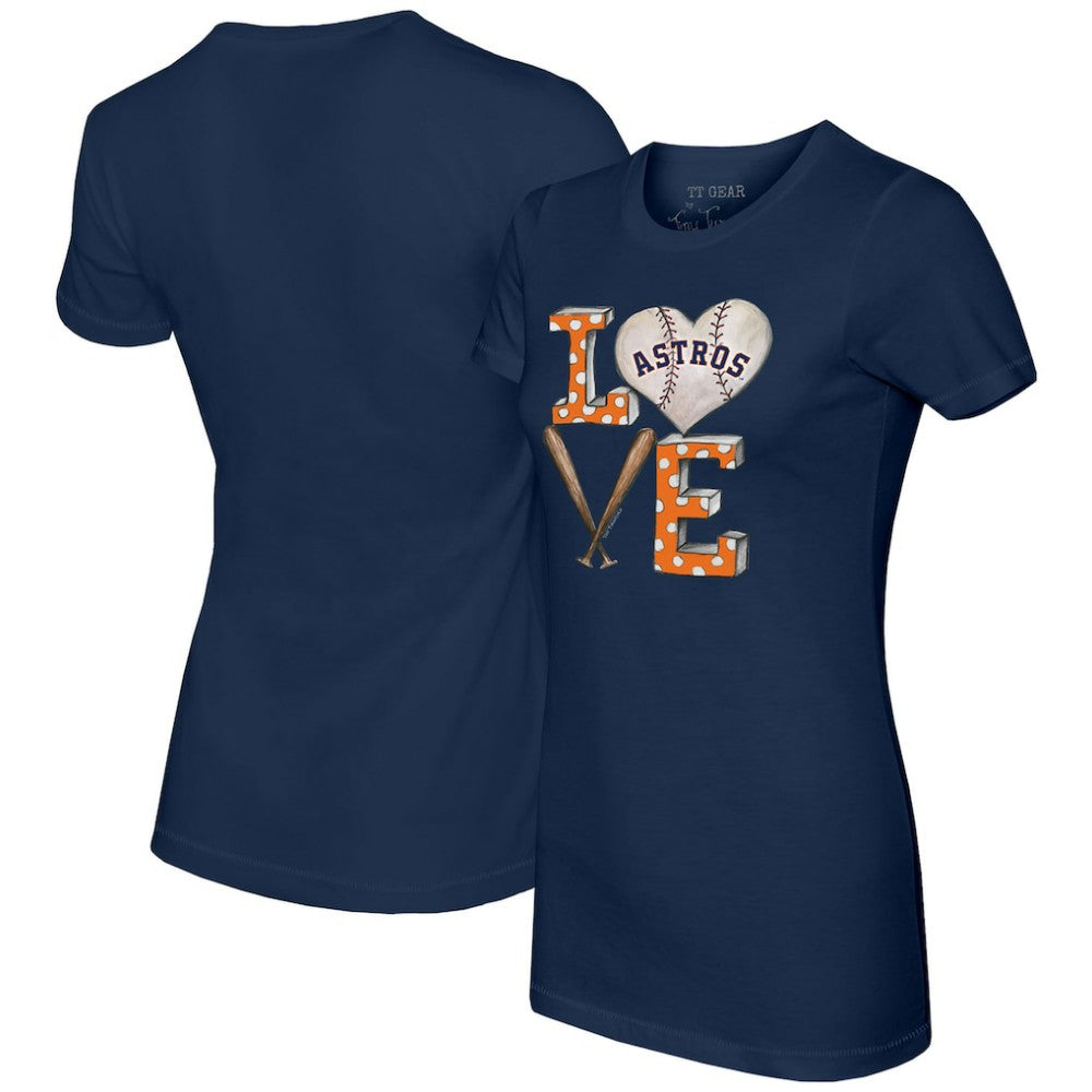 Houston Astros Tiny Turnip Women's Baseball Love T-Shirt - MLB