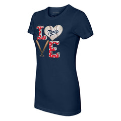 Minnesota Twins Tiny Turnip Women's Baseball Love T-Shirt - MLB