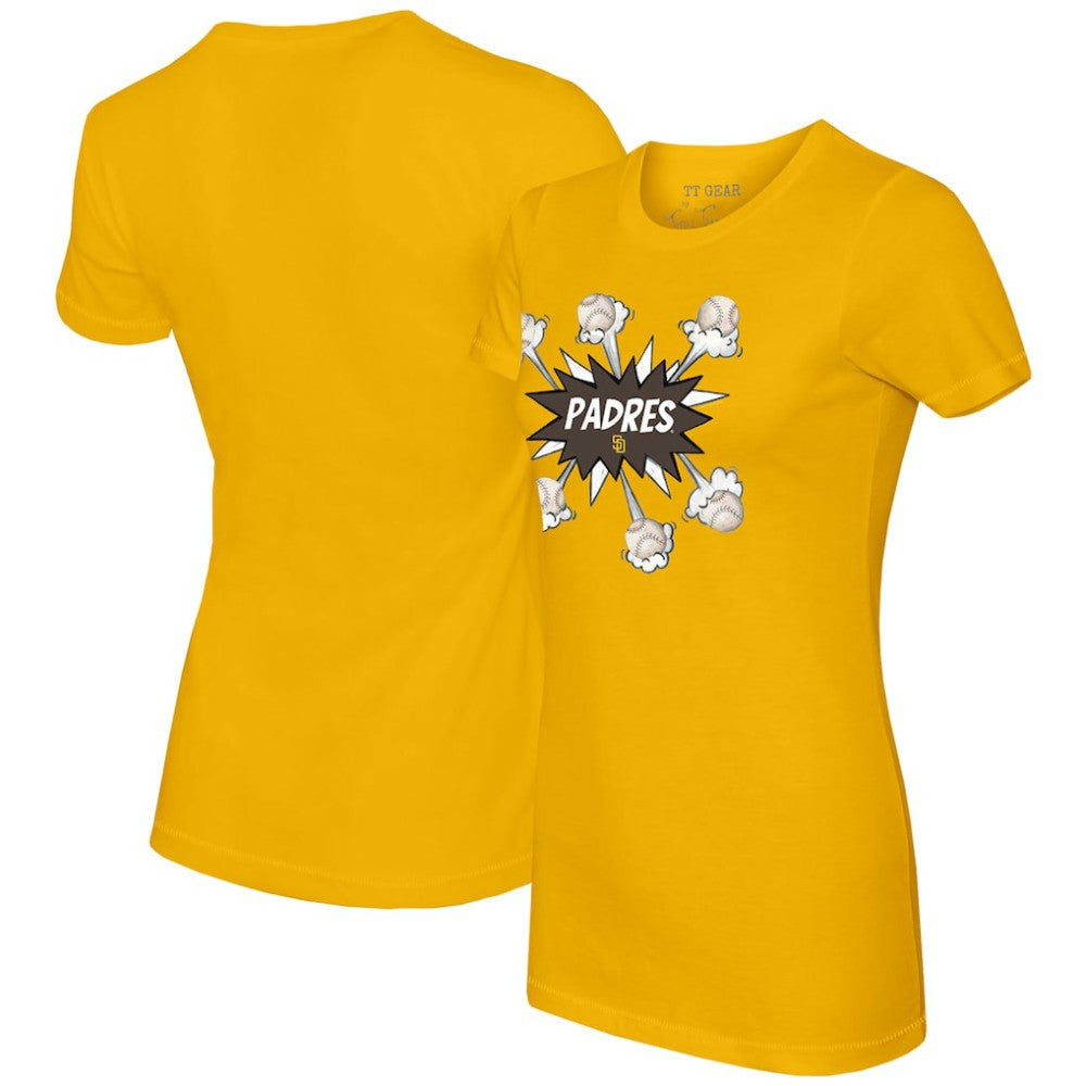 San Diego Padres Tiny Turnip Women's Baseball Pow T-Shirt - MLB
