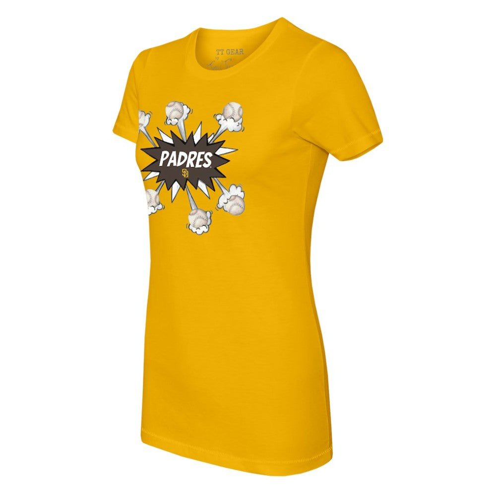 San Diego Padres Tiny Turnip Women's Baseball Pow T-Shirt - MLB