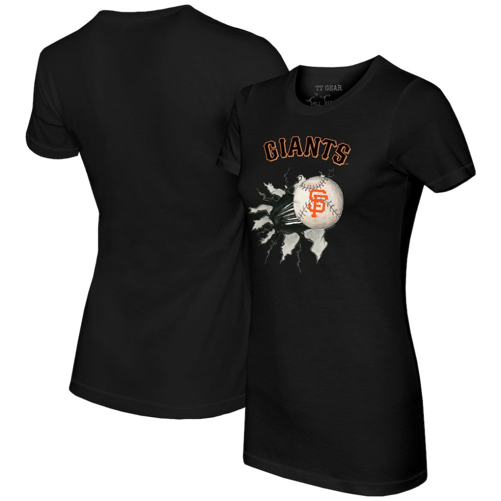 San Francisco Giants Tiny Turnip Women's Baseball Tear T-Shirt - MLB