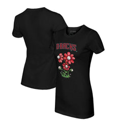Arizona Diamondbacks Tiny Turnip Women's Blooming Baseballs T-Shirt - MLB