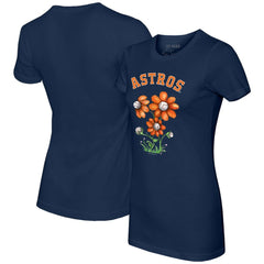 Houston Astros Tiny Turnip Women's Blooming Baseballs T-Shirt - MLB