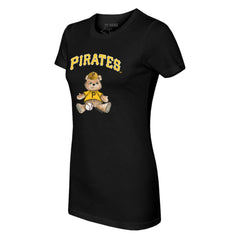 Pittsburgh Pirates Tiny Turnip Women's Teddy Boy T-Shirt - MLB