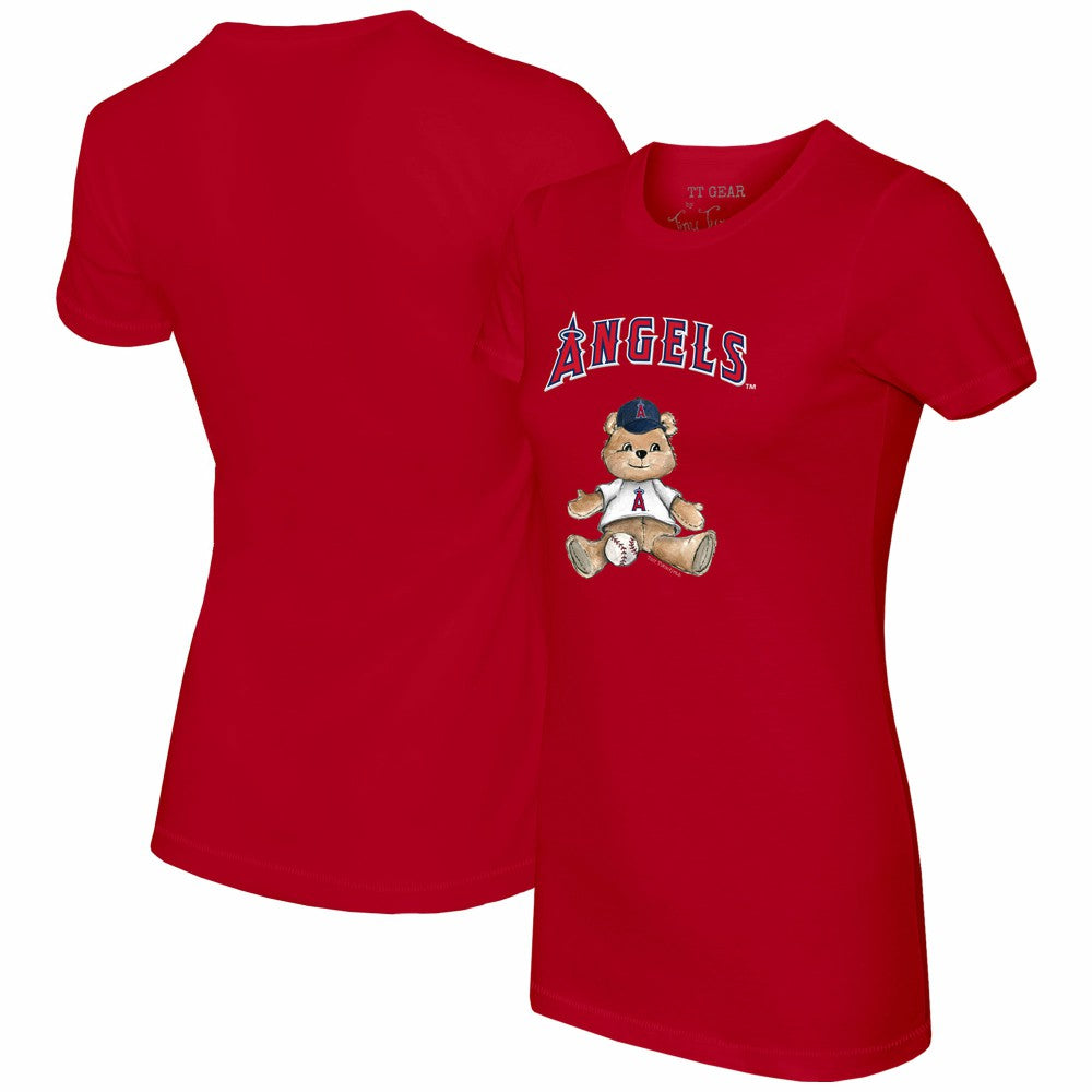 Los Angeles Angels Tiny Turnip Women's Teddy Boy T-Shirt - MLB