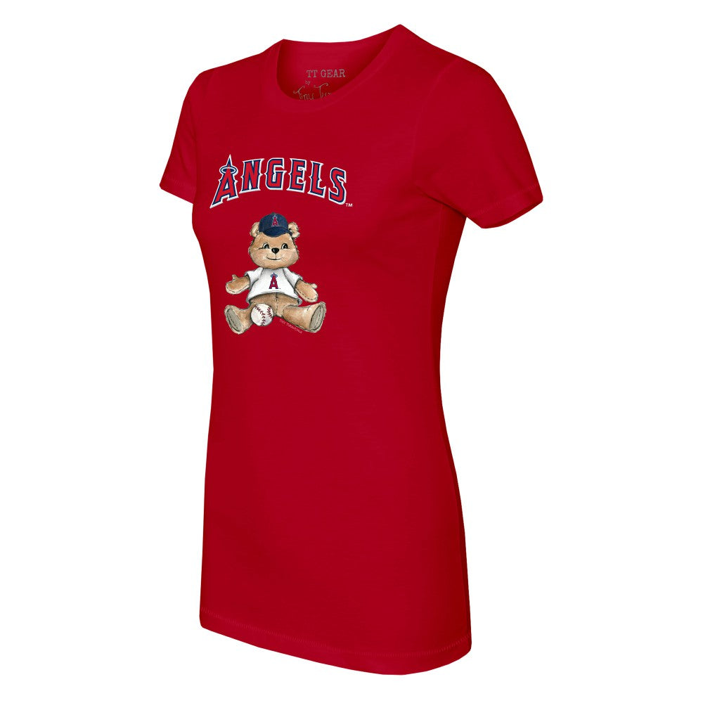 Los Angeles Angels Tiny Turnip Women's Teddy Boy T-Shirt - MLB