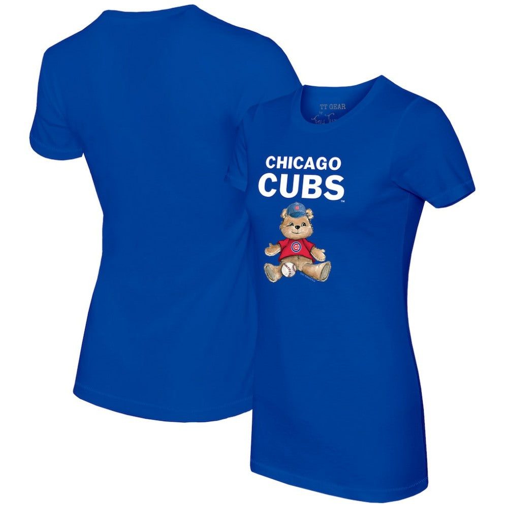 Chicago Cubs Tiny Turnip Women's Teddy Boy T-Shirt - MLB