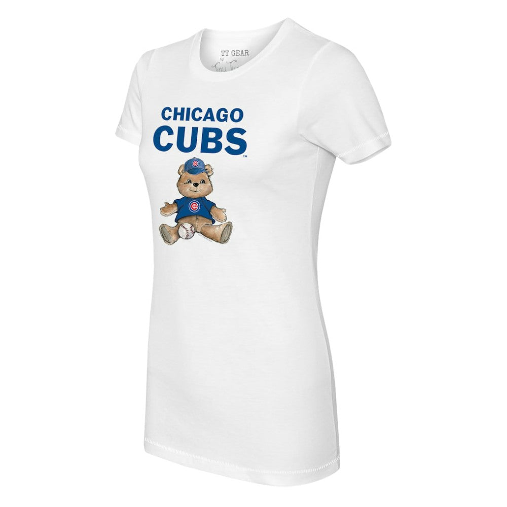 Chicago Cubs Tiny Turnip Women's Teddy Boy T-Shirt - MLB