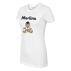 Miami Marlins Tiny Turnip Women's Teddy Boy T-Shirt - MLB