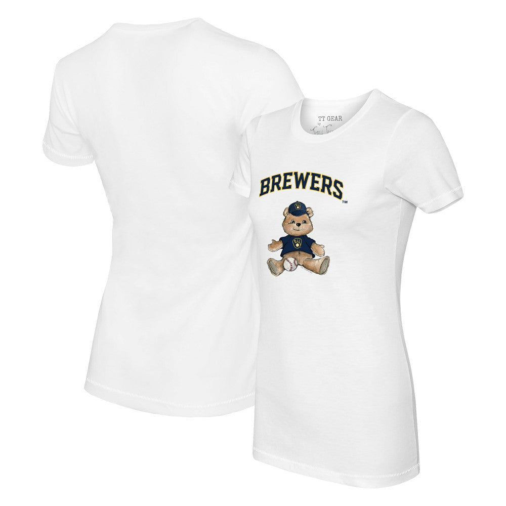 Milwaukee Brewers Tiny Turnip Women's Teddy Boy T-Shirt - MLB