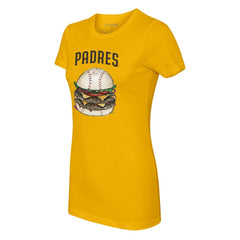 San Diego Padres Tiny Turnip Women's Burger T-Shirt - MLB