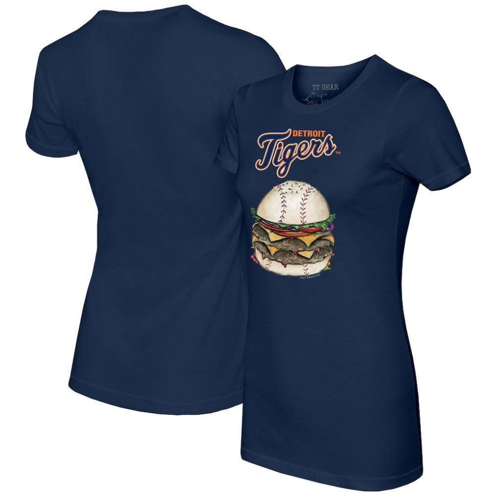 Detroit Tigers Tiny Turnip Women's Burger T-Shirt - MLB