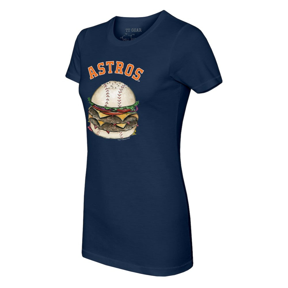 Houston Astros Tiny Turnip Women's Burger T-Shirt - MLB
