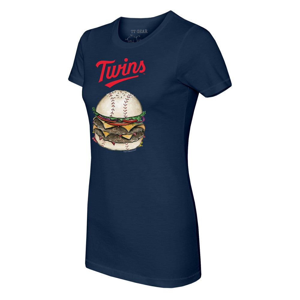 Minnesota Twins Tiny Turnip Women's Burger T-Shirt - MLB