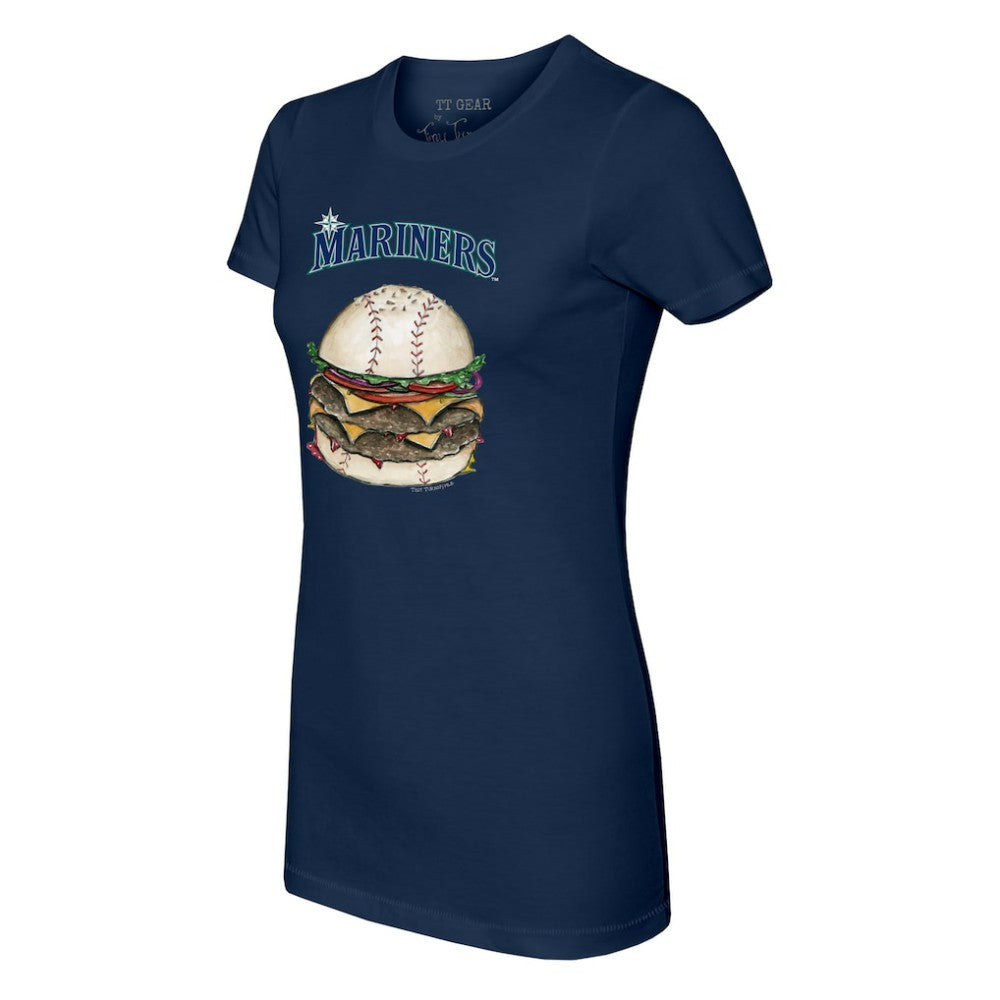 Seattle Mariners Tiny Turnip Women's Burger T-Shirt - MLB