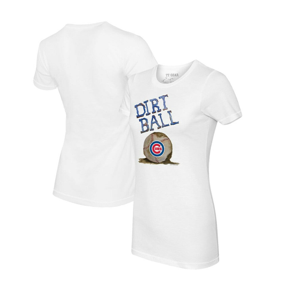 Chicago Cubs Tiny Turnip Women's Dirt Ball T-Shirt - MLB