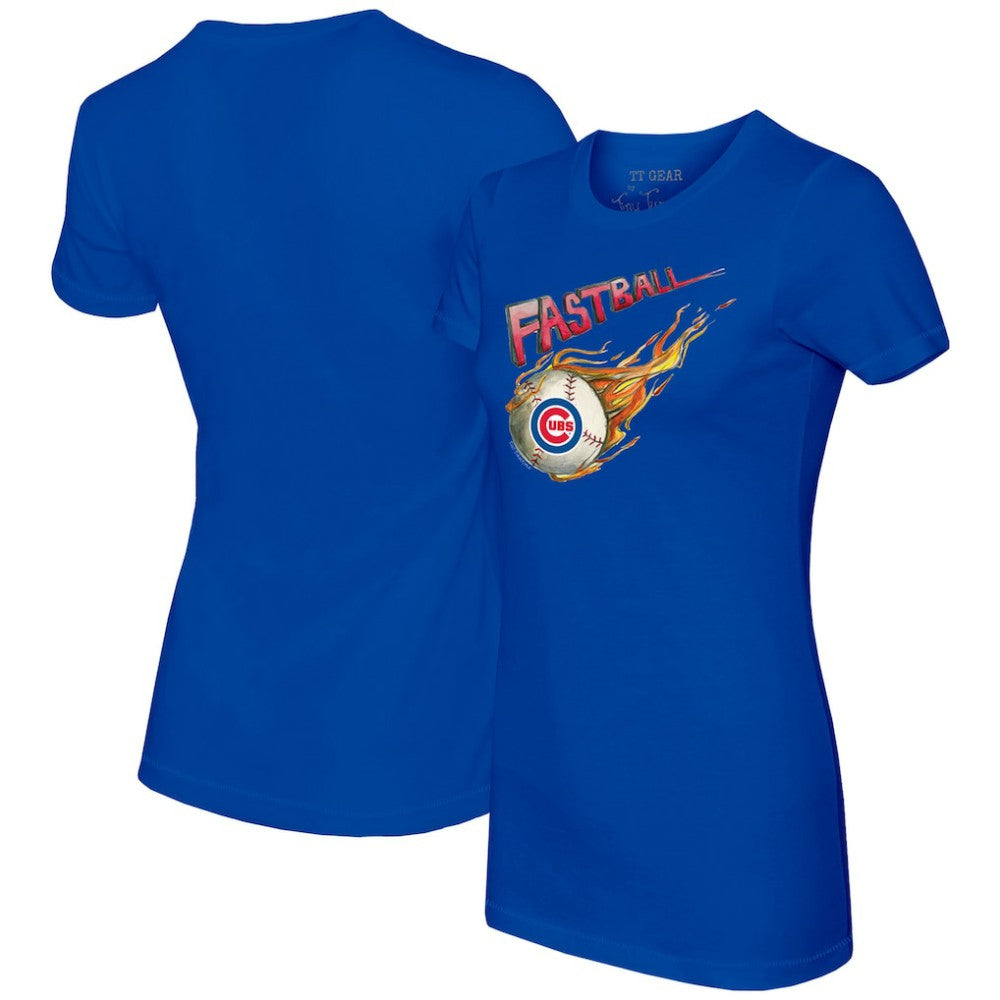Chicago Cubs Tiny Turnip Women's Fastball T-Shirt - MLB