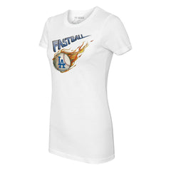 Los Angeles Dodgers Tiny Turnip Women's Fastball T-Shirt - MLB