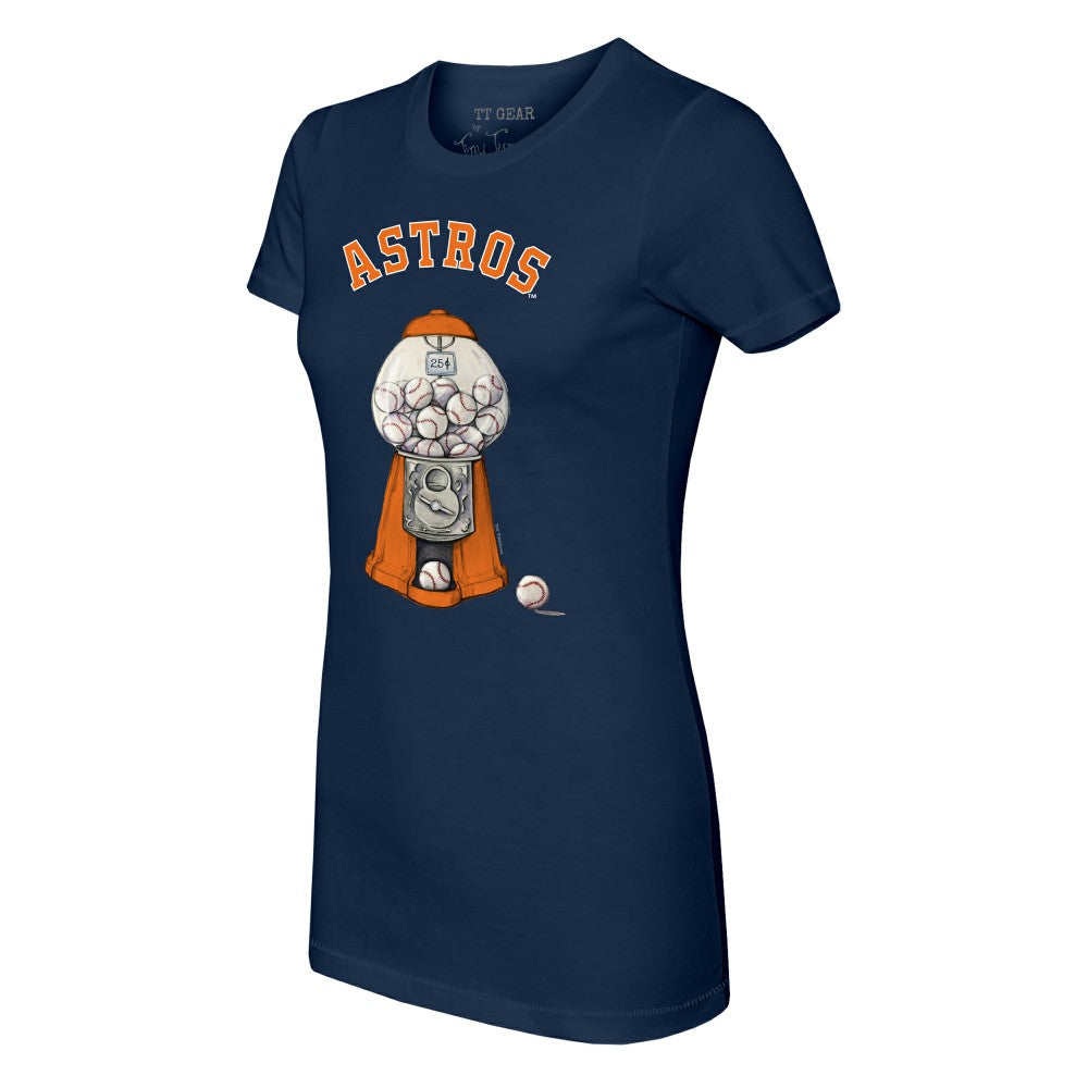 Houston Astros Tiny Turnip Women's Gumball Machine T-Shirt - MLB