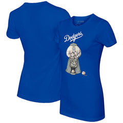 Los Angeles Dodgers Tiny Turnip Women's Gumball Machine T-Shirt - MLB