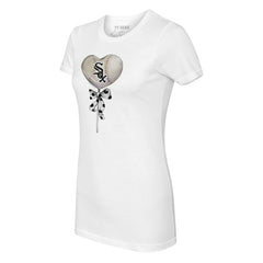 Chicago White Sox Tiny Turnip Women's Heart Lolly T-Shirt - MLB