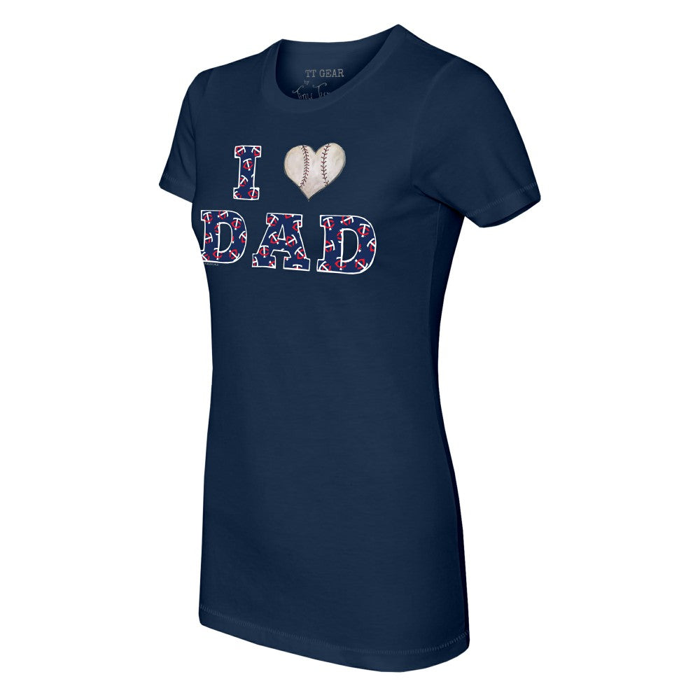 Minnesota Twins Tiny Turnip Women's I Love Dad T-Shirt - MLB