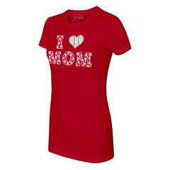 Philadelphia Phillies Tiny Turnip Women's I Love Mom T-Shirt - MLB